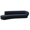 Swell Left Hand Chaise Sofa - Novatex Navy