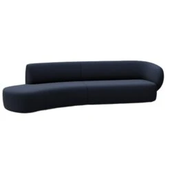 Swell Left Hand Chaise Sofa - Novatex Navy