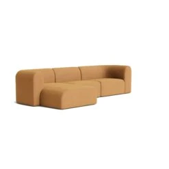 Berg 4 Seater LHF Chaise Sofa - Corduroy Fawn