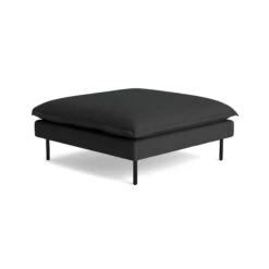Seam Ottoman - Siena Charcoal