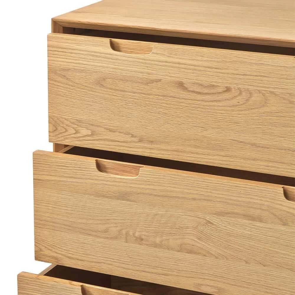 Mia 4 Drawer Chest - Oak - Image 4