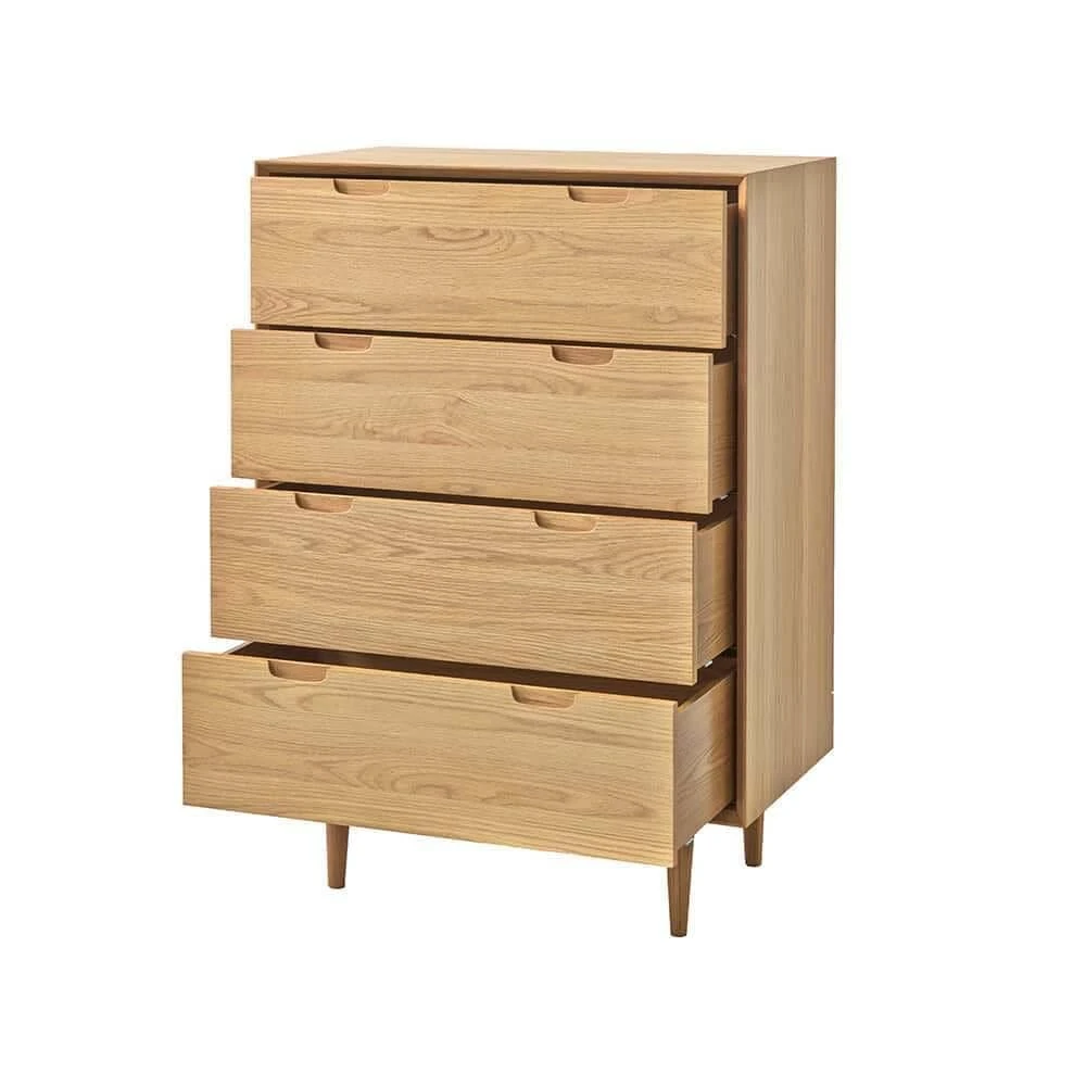 Mia 4 Drawer Chest - Oak - Image 3