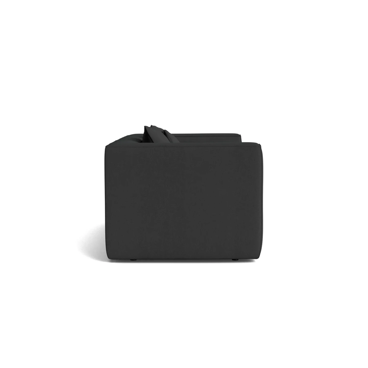 Block 2 Seater Sofa - Siena Charcoal - Image 4