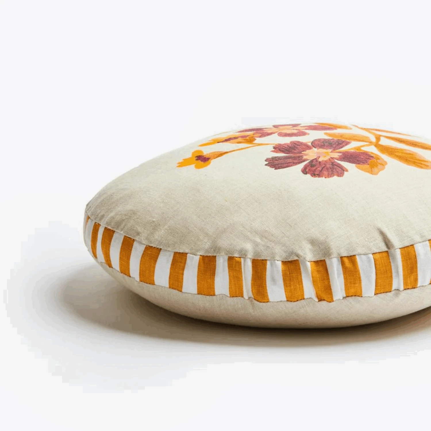 Cosmos Round Cushion - Tan - Image 3