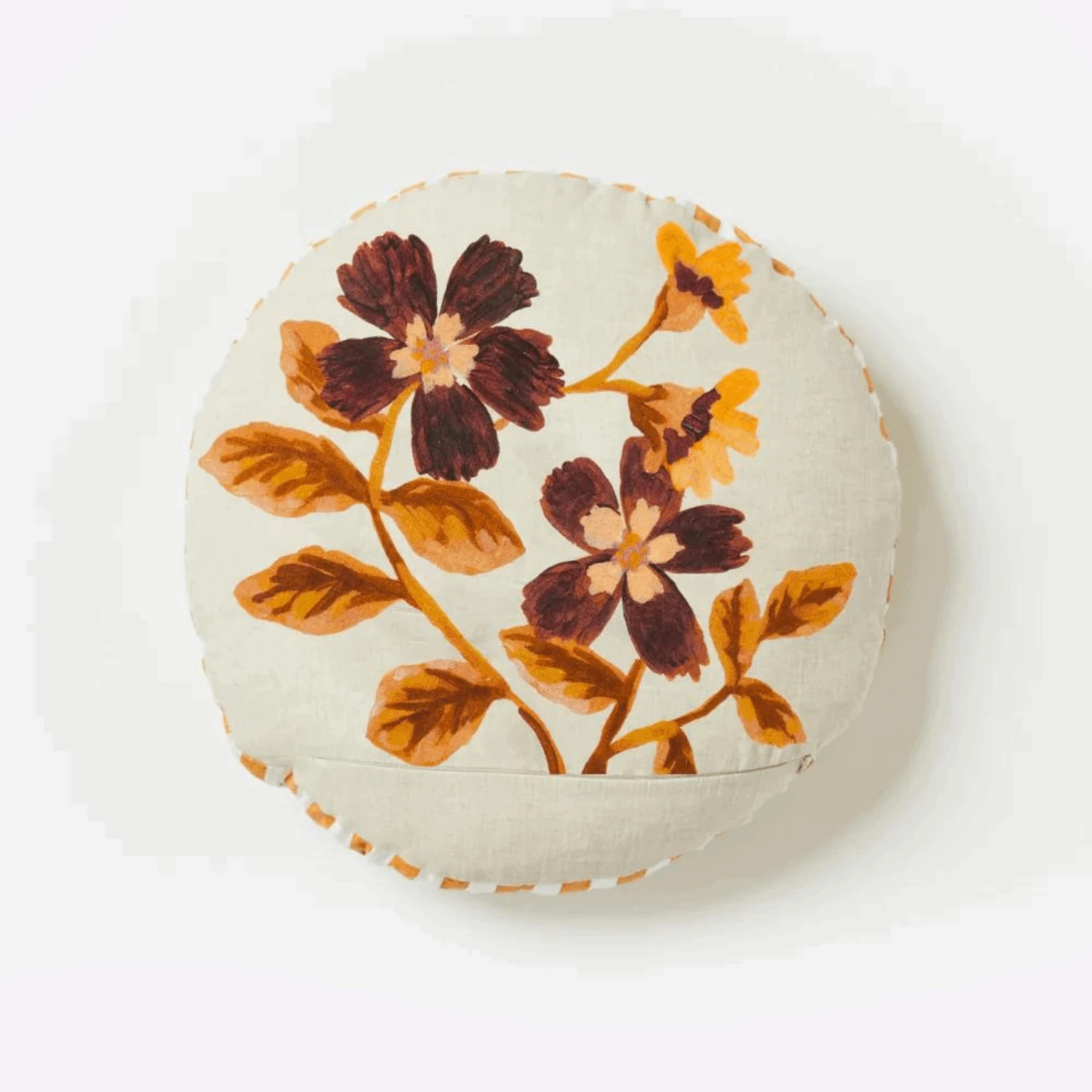 Cosmos Round Cushion - Tan - Image 4