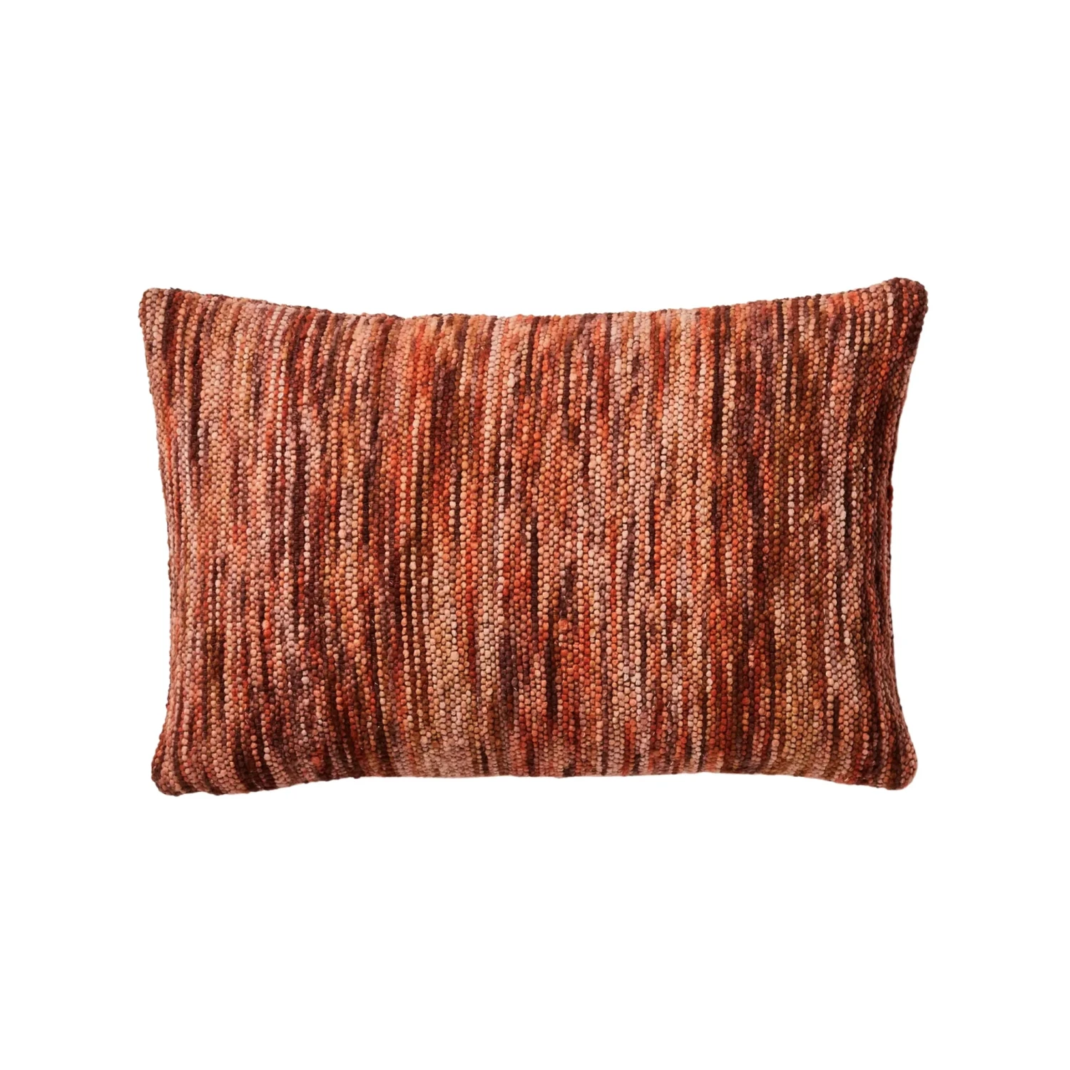 Wool Marle Cushion - Rust