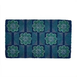 Bloom Door Mat - Blue
