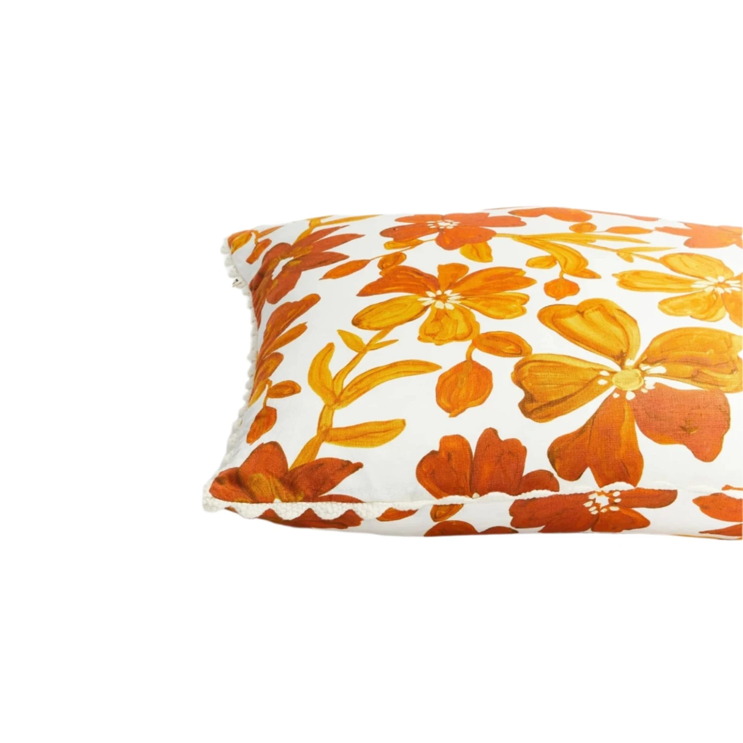 Small Dogwood Cushion - Rust - Image 3
