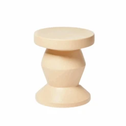 Pedestal Side Table - Almond Matt