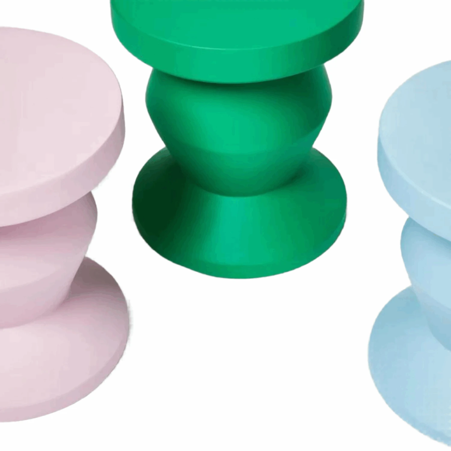 Pedestal Side Table - Lilac - Image 4