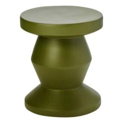 Pedestal Side Table - Forest