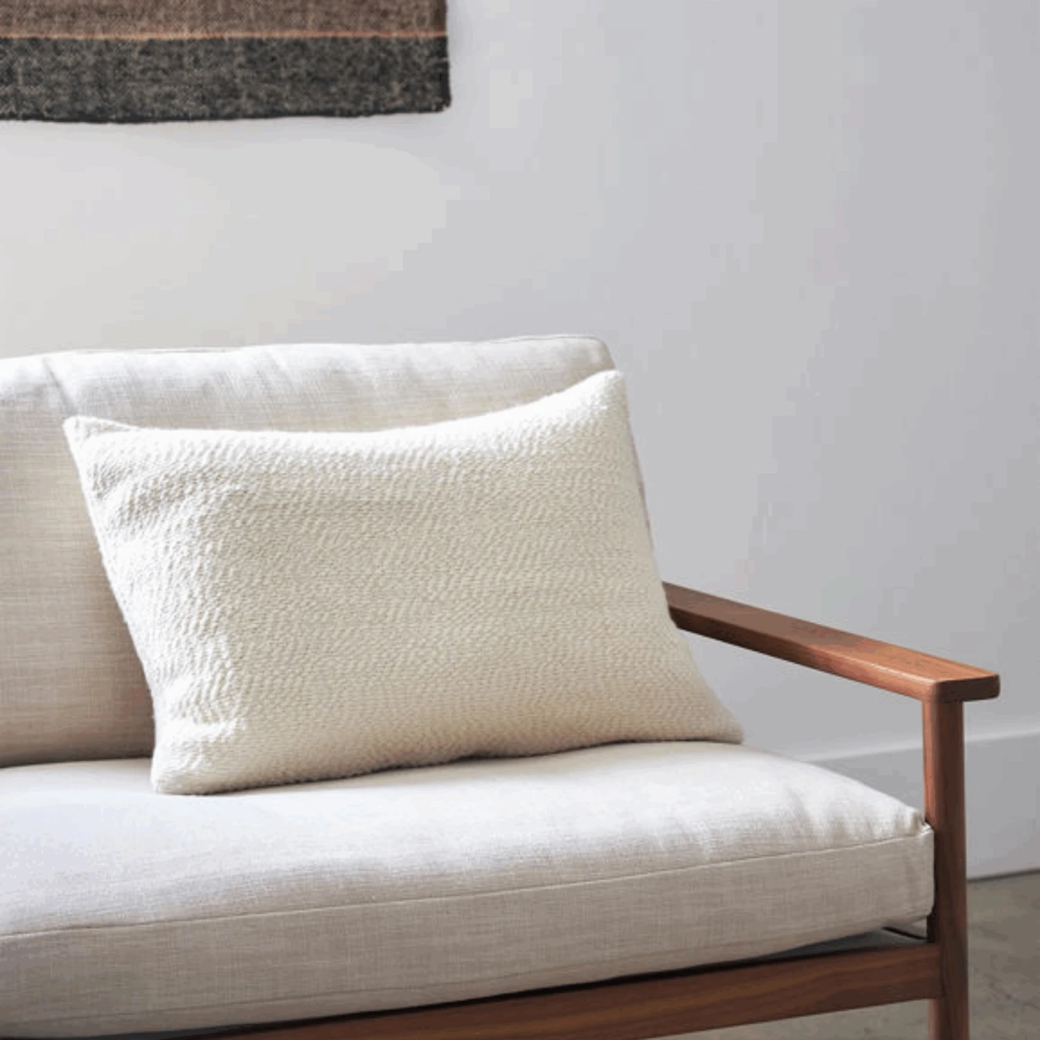 Boucle Cushion - Natural - Image 2