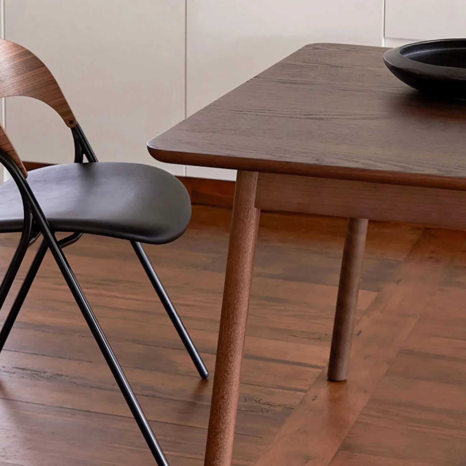 Radial Dining Table 240cm - Dark Oak - Image 3