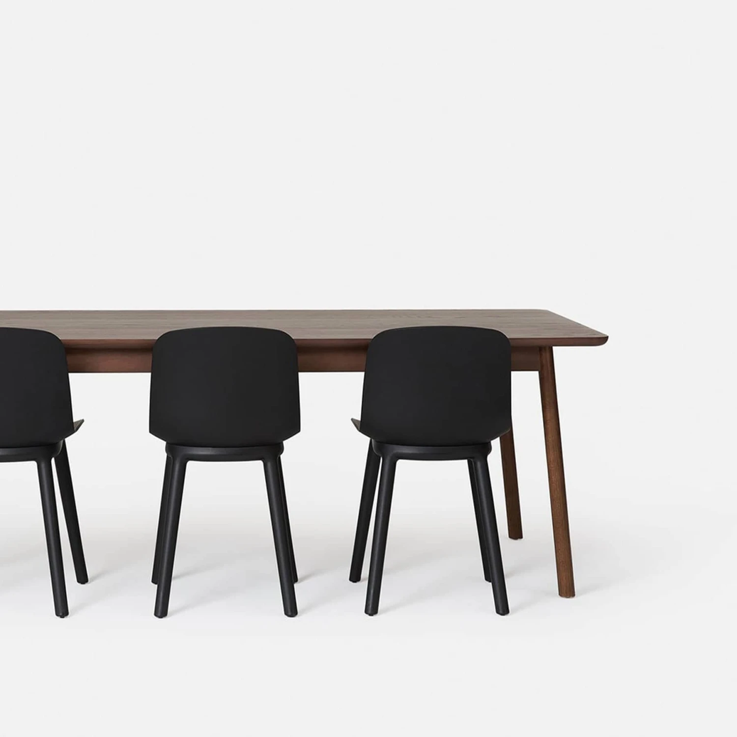 Radial Dining Table 180cm - Dark Oak - Image 4