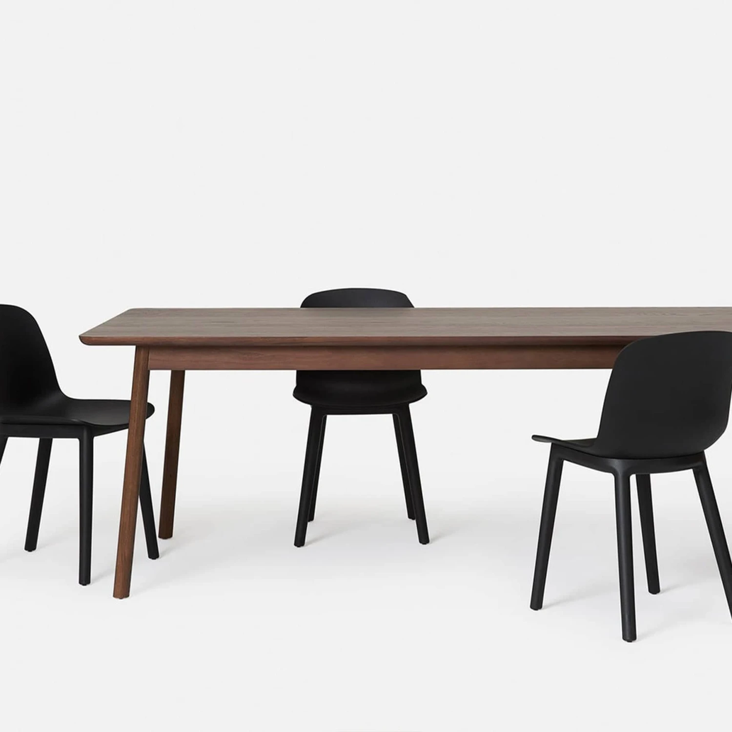 Radial Dining Table 180cm - Dark Oak - Image 6