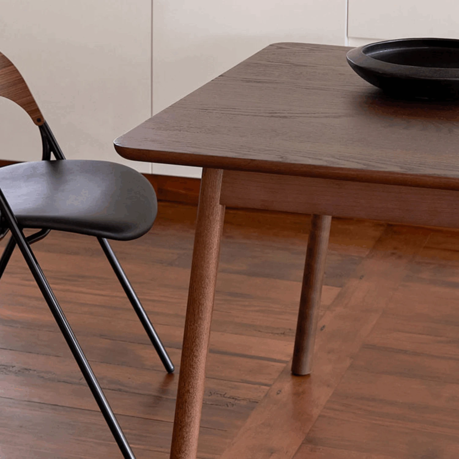 Radial Dining Table 180cm - Dark Oak - Image 3