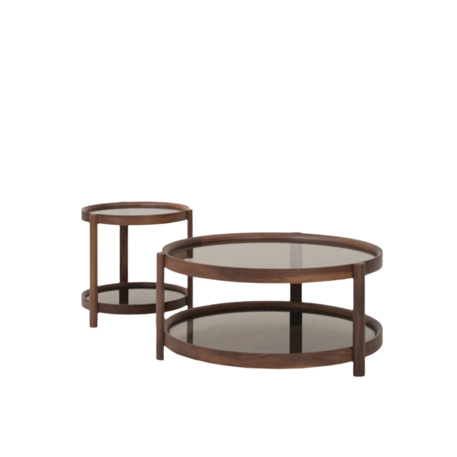 Column Side Table - Walnut - Image 5