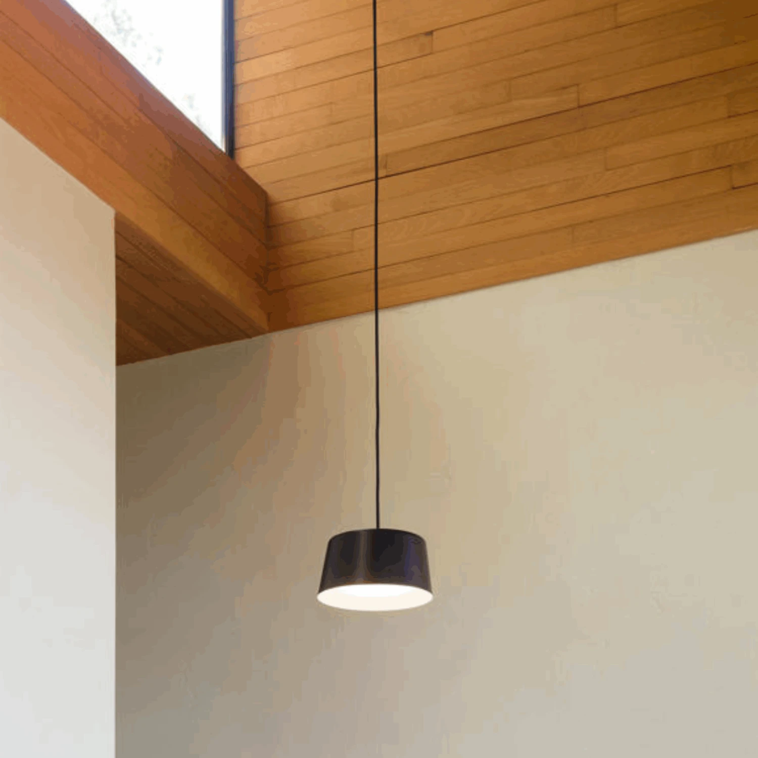 Ellipse Tall Black Pendant - Small - Image 2