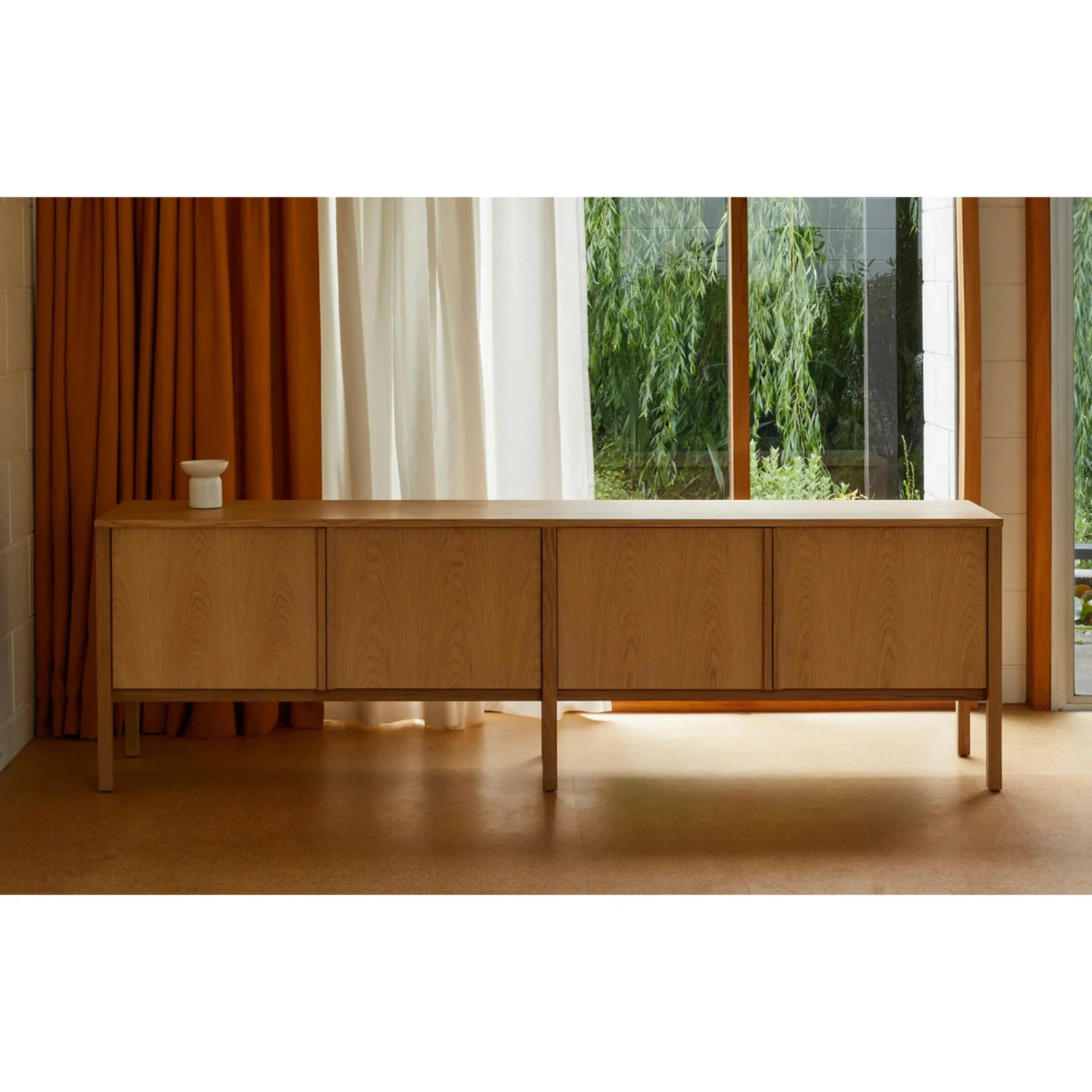 Craft Entertainment Unit 200cm - Oak - Image 2