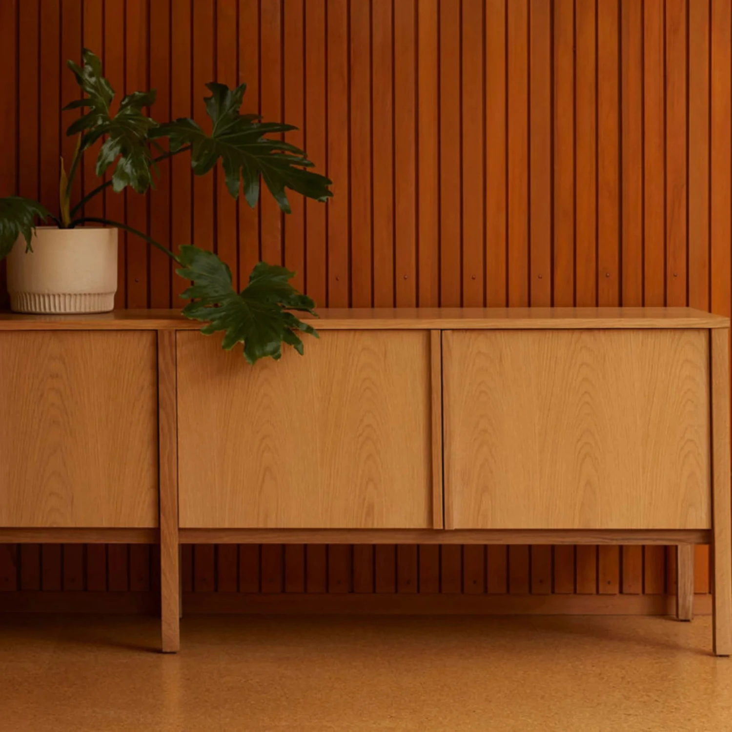 Craft Entertainment Unit 200cm - Oak - Image 4