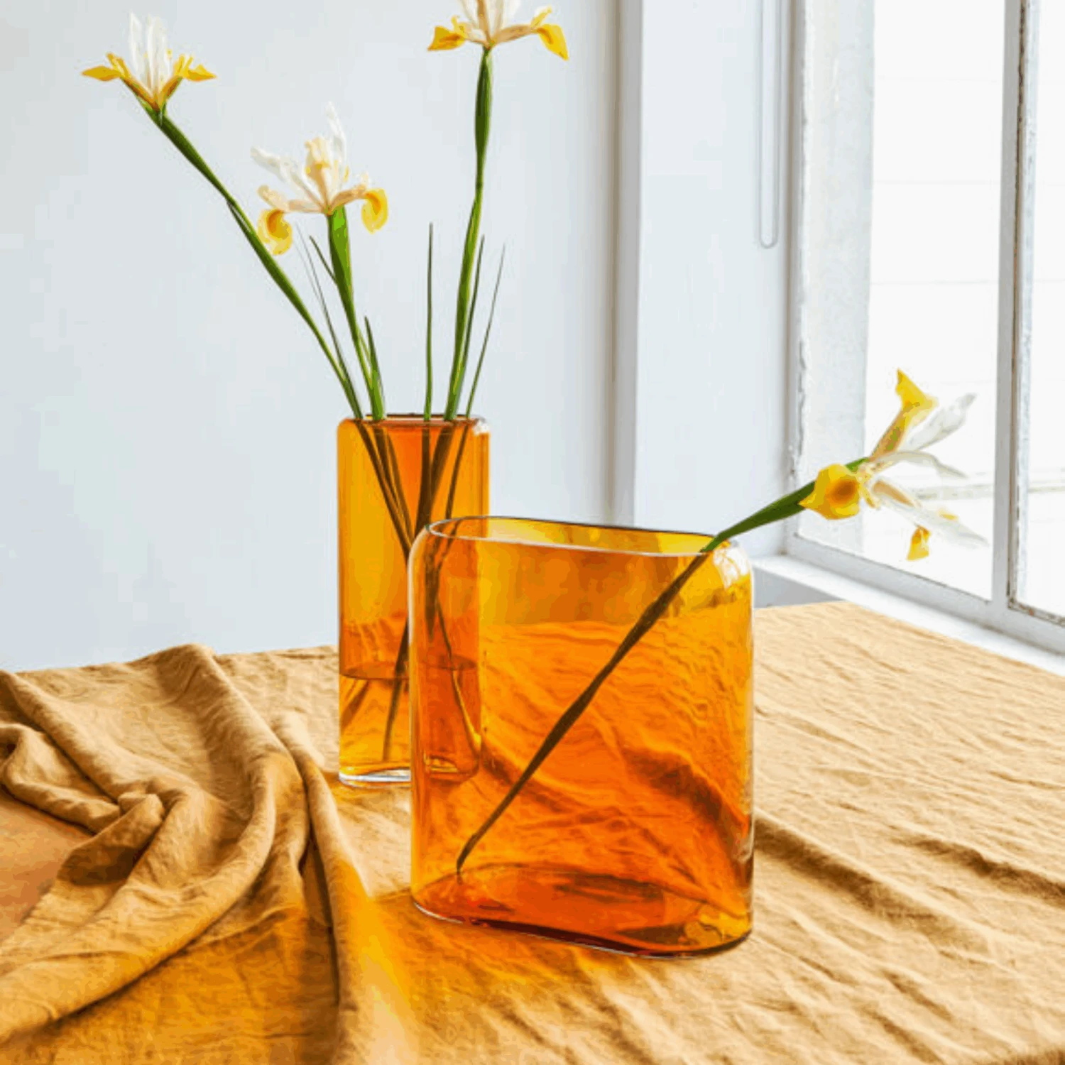 Layers Vase Small - Amber - Image 6