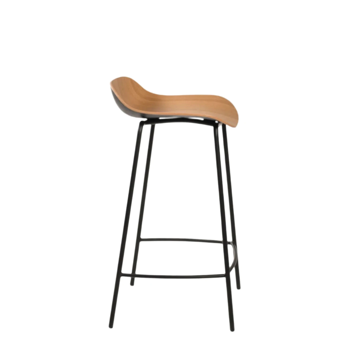 3D Stool - Oak/Black - Image 5