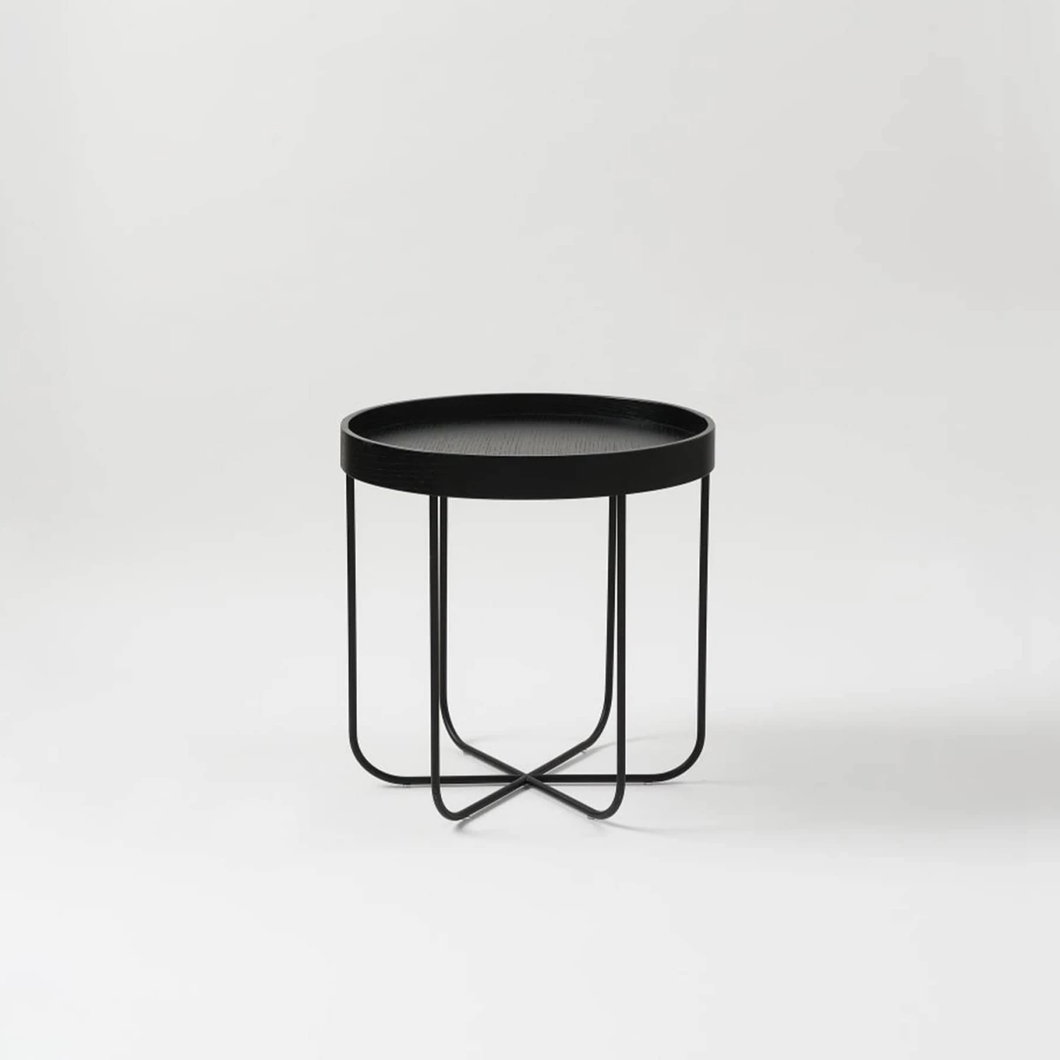 Segment Side Table - Black