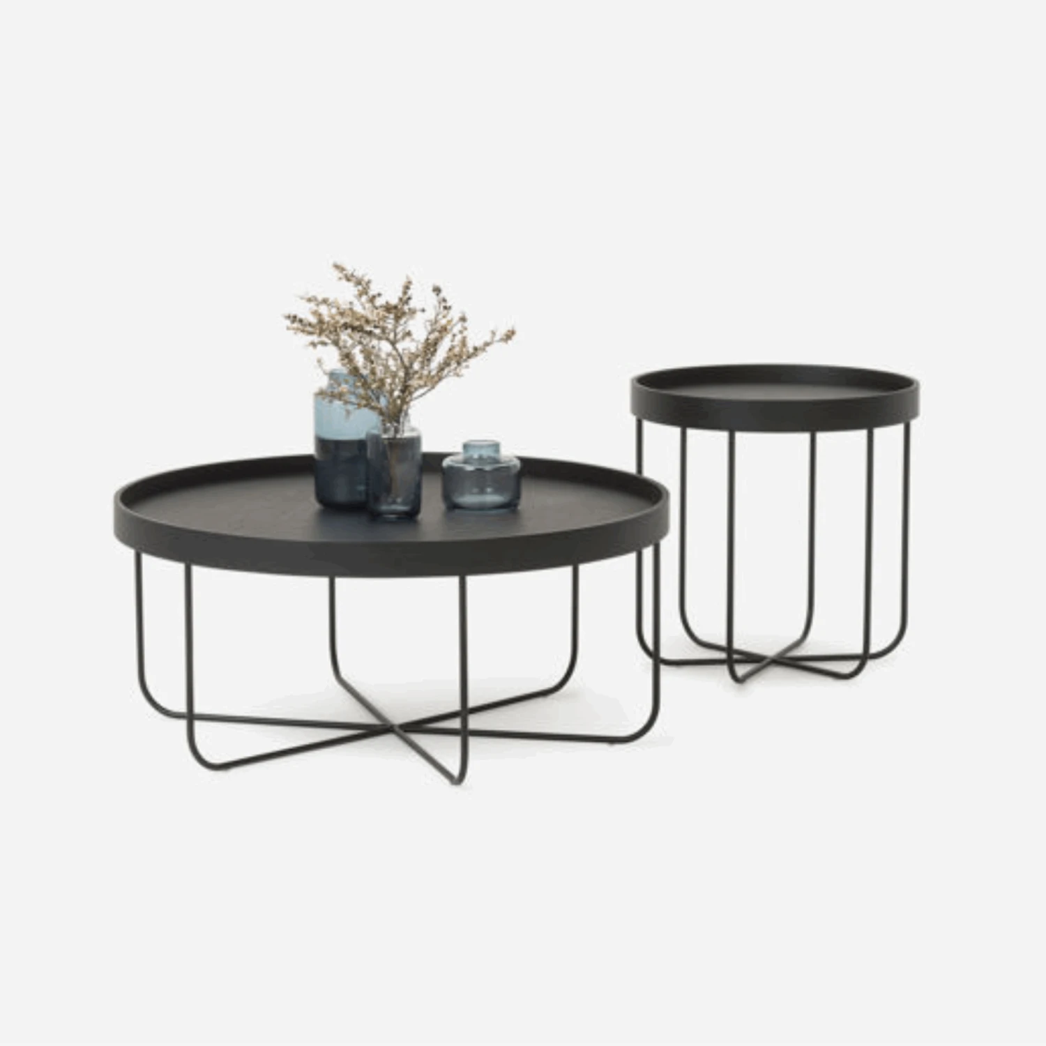 Segment Side Table - Black - Image 4