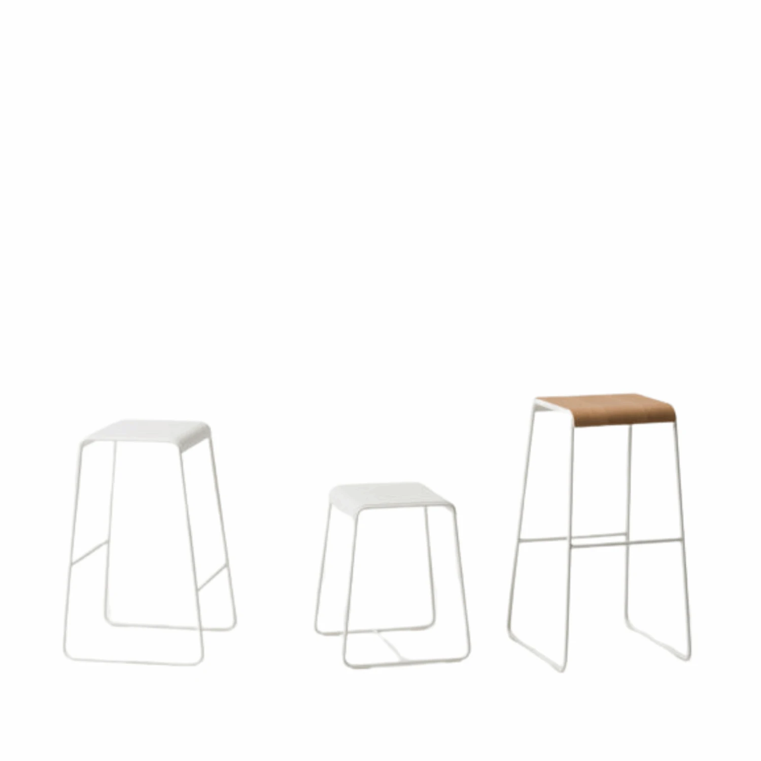 S2 Stool 64cm - White - Image 3