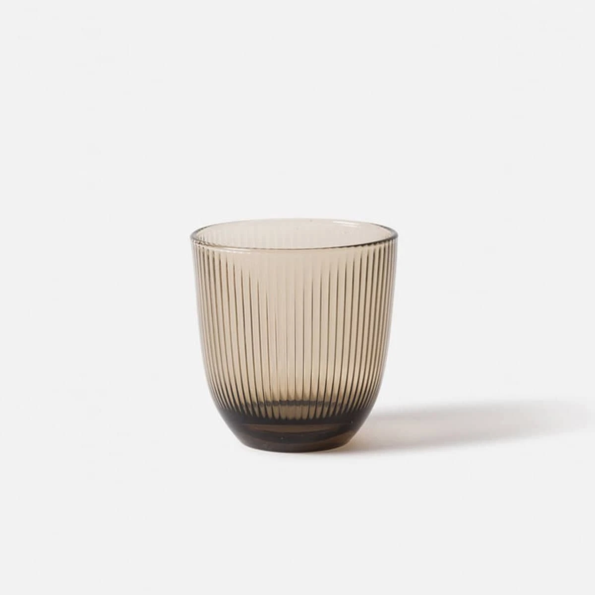 Rib Tumbler Smoke Brown - Set Of 6 - Image 3