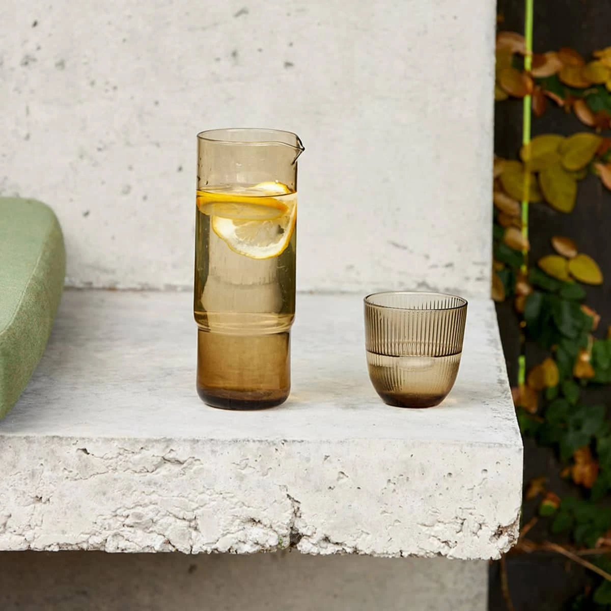 Rib Tumbler Smoke Brown - Set Of 6 - Image 5