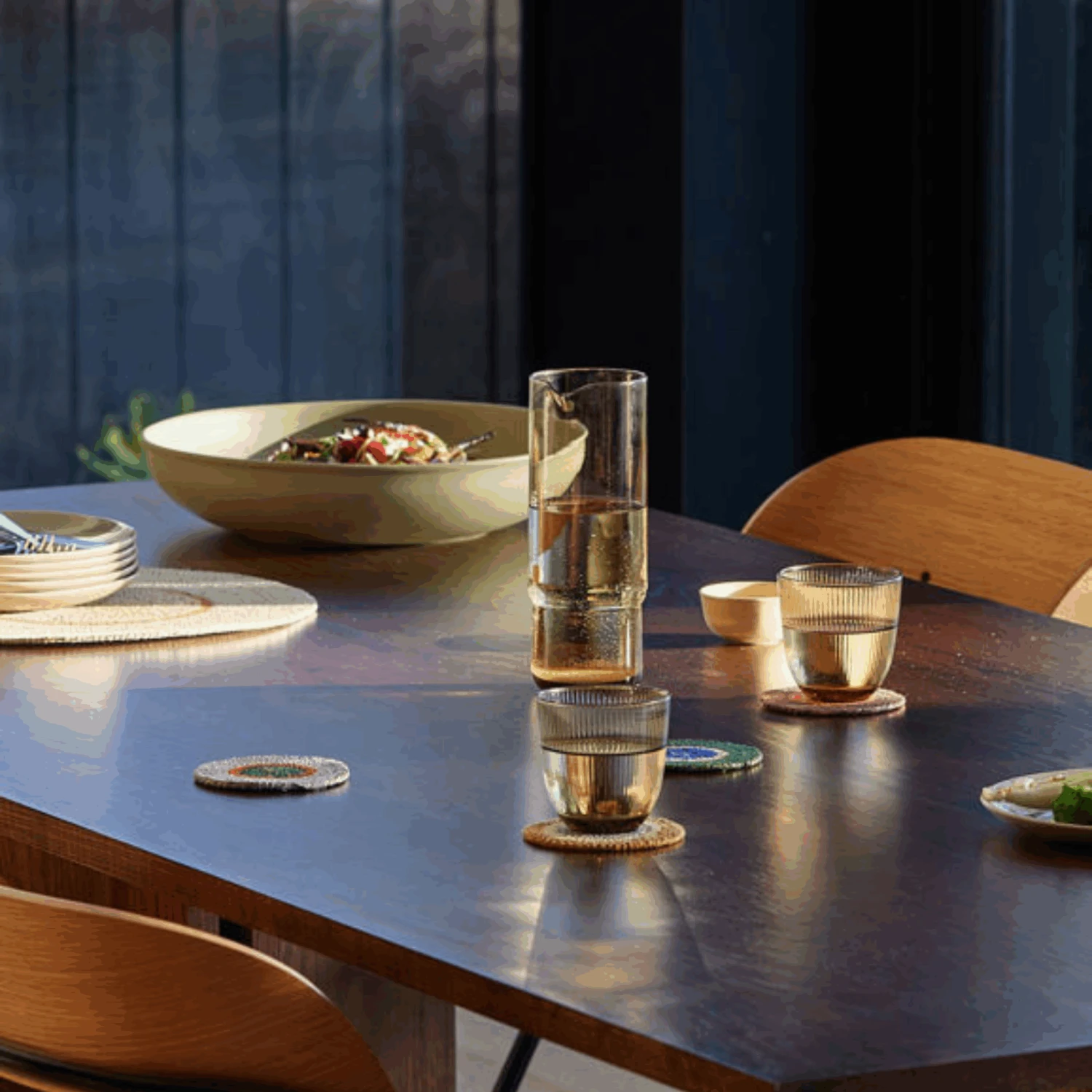 Rib Tumbler Smoke Brown - Set Of 6 - Image 2