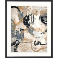 Darlana Abstract I Print 63cm X 82cm Black Frame