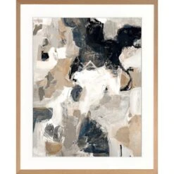 Darlana Abstract II Print 100cm X 140cm Whitewash Oak Frame