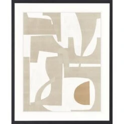 Desert Moon III Print 100cm X 140cm Black Frame