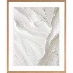 Suri I Print 63cm X 82cm Whitewash Oak Frame