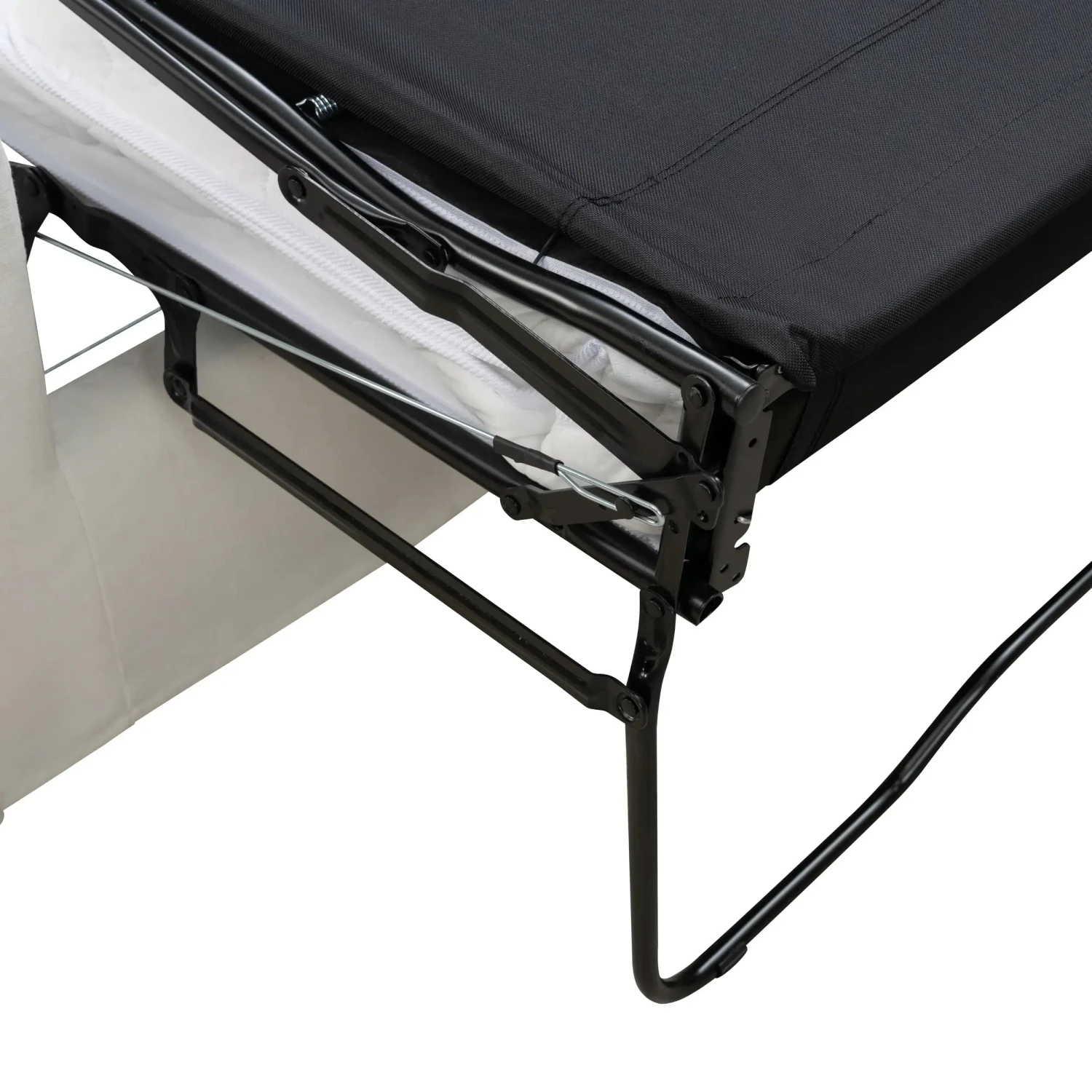 Juno Slipcover 3 Seater Sofa Bed - Luna Ivory - Image 6