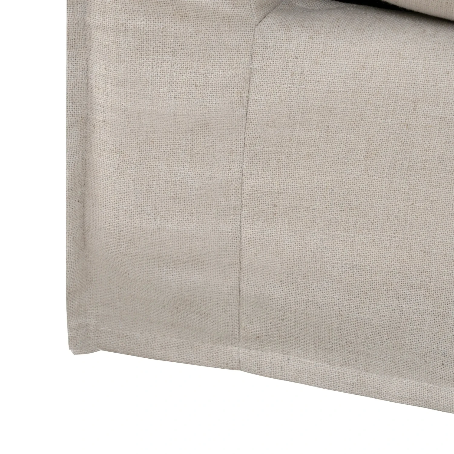 Juno Slipcover 3 Seater Sofa Bed - Luna Oatmeal - Image 5