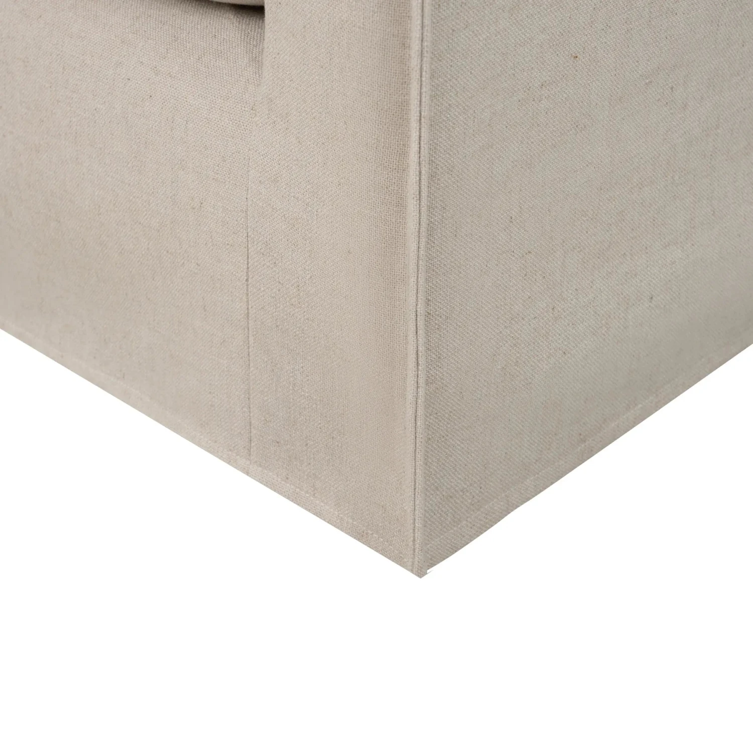 Juno Slipcover 4 Seater LHF Chaise Sofa - Luna Oatmeal - Image 5