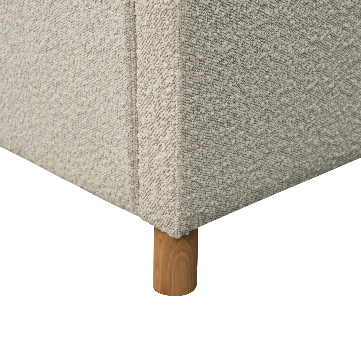 Kennedy King Bed Base - Copenhagen Grey - Image 4