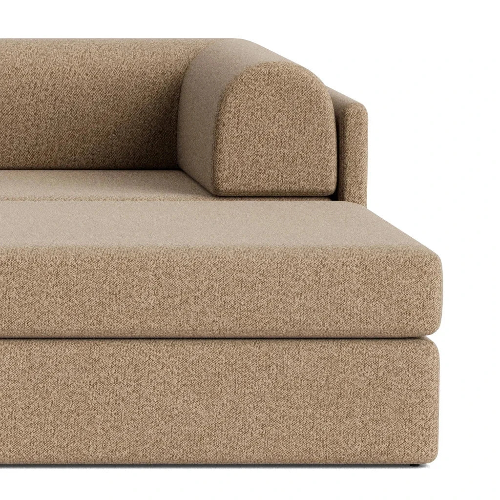 Addy 4 Seater Chaise Sofa - Copenhagen Espresso - Image 5