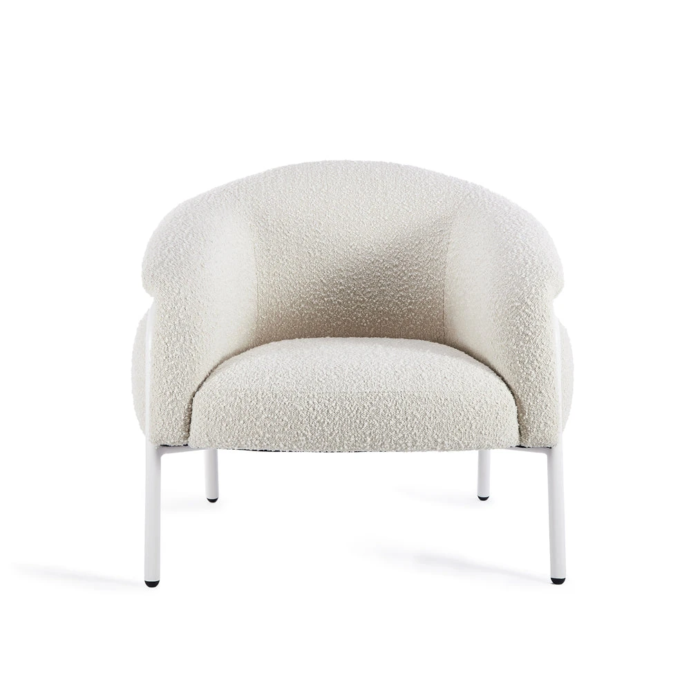 Belly Armchair - Maya Cream Boucle - Image 4