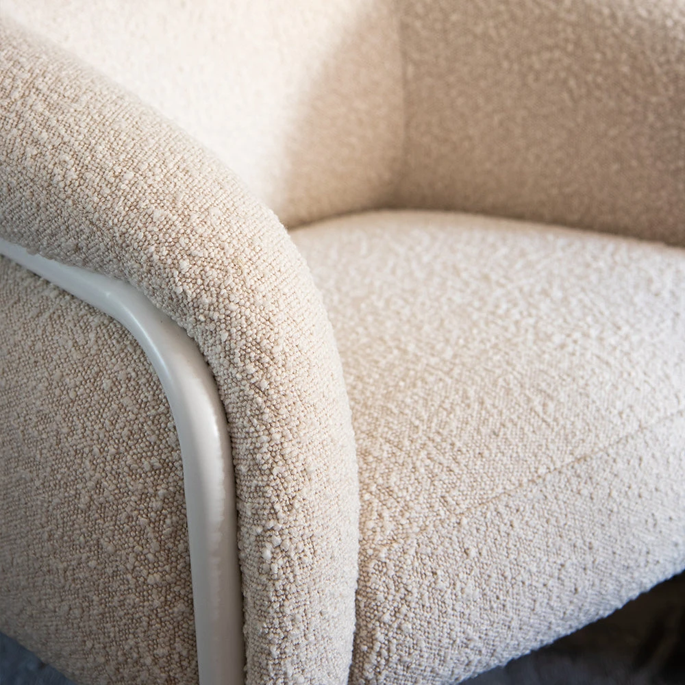 Belly Armchair - Maya Cream Boucle - Image 10
