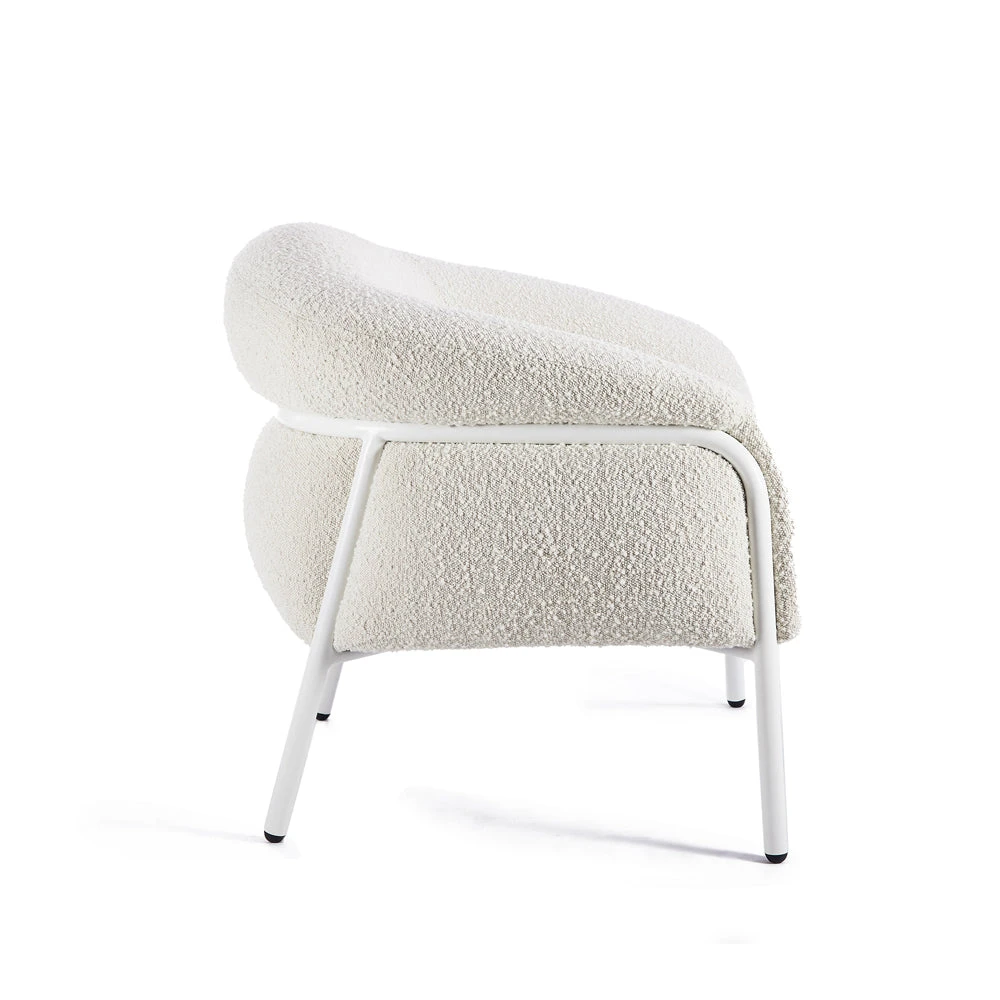 Belly Armchair - Maya Cream Boucle - Image 5