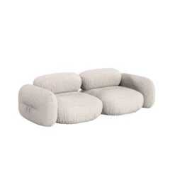 Ondo 3 Seater Sofa - Maya Cream Boucle