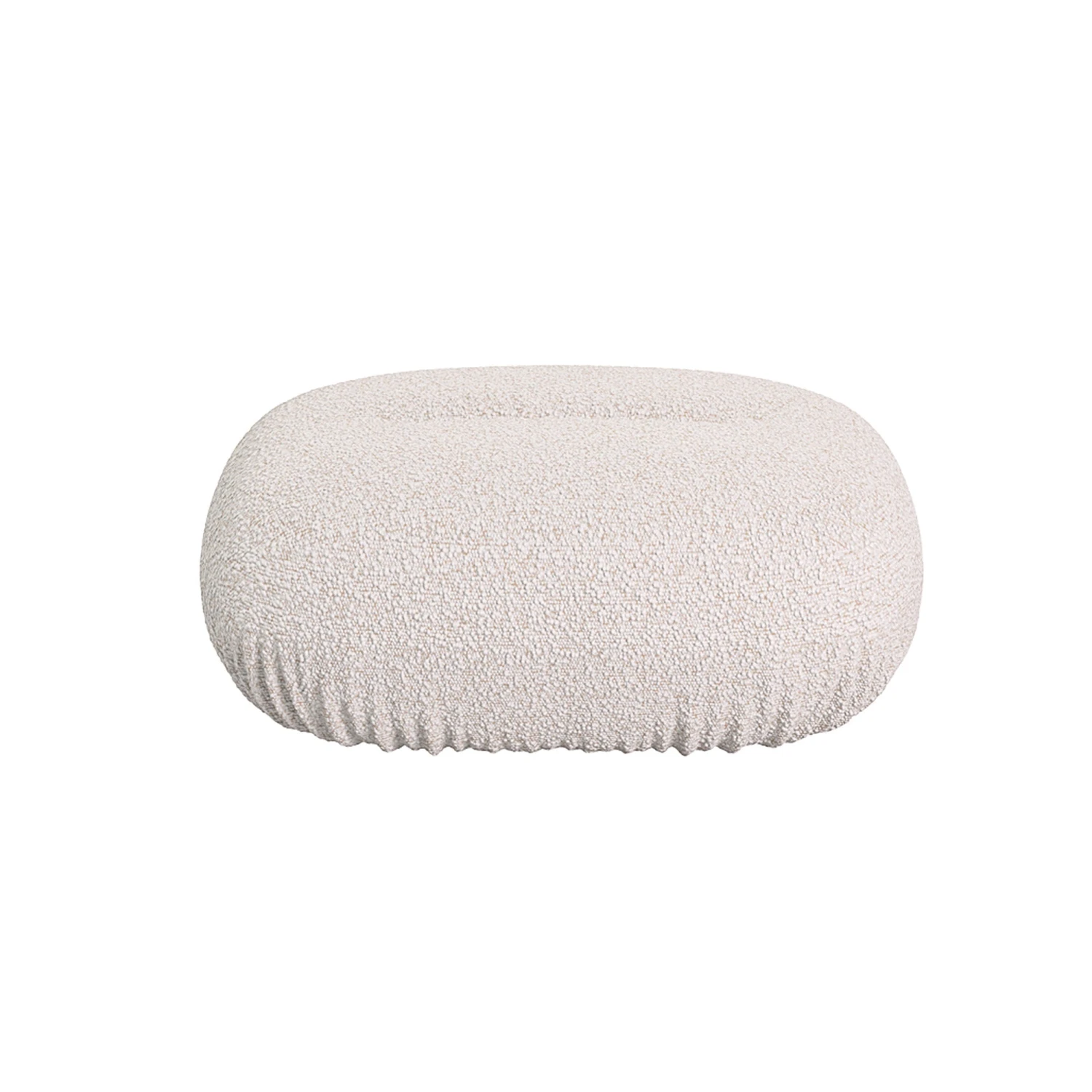 Ondo Ottoman - Maya Cream Boucle - Image 3