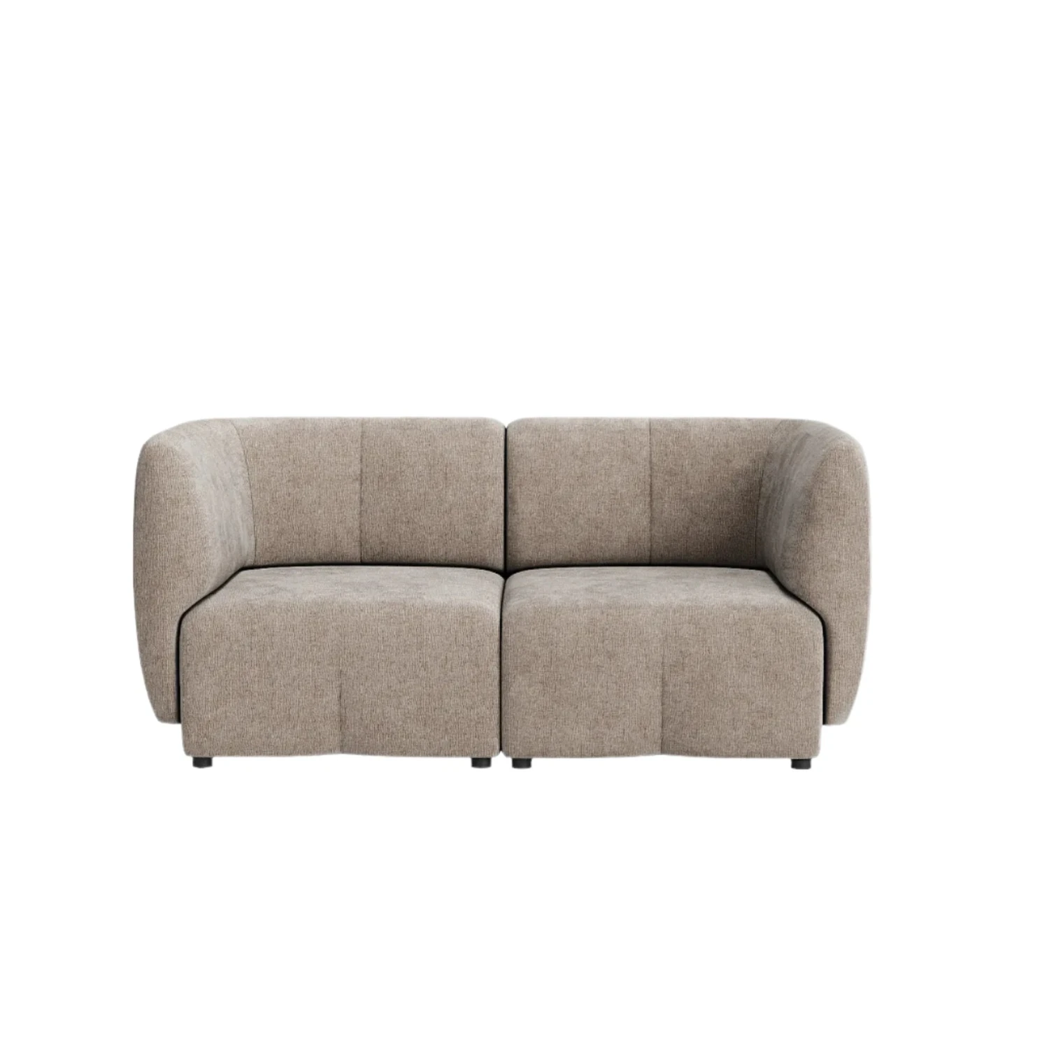 Plum 3 Seater Sofa - City Almond - Image 3