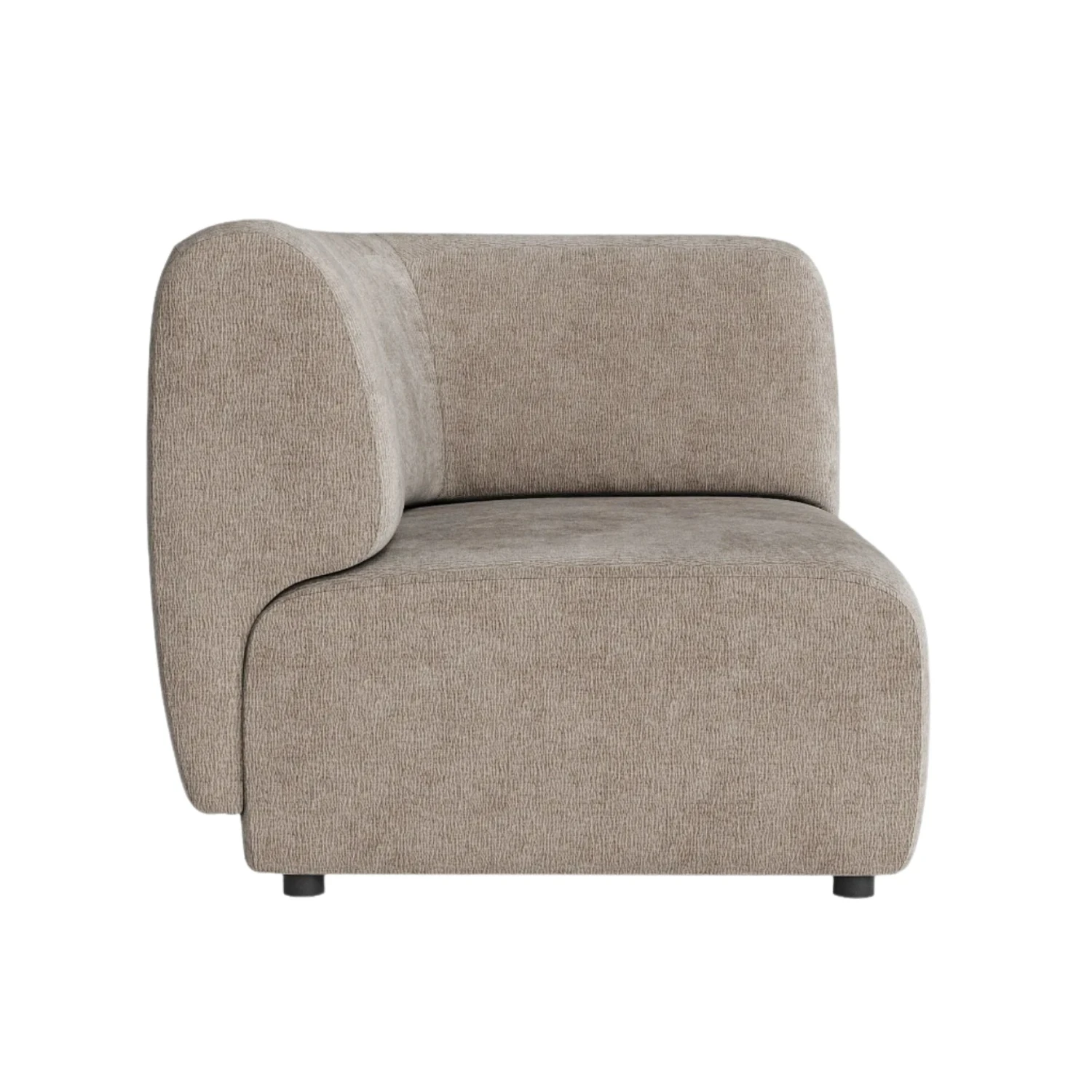 Plum Right Corner Module - City Almond - Image 6