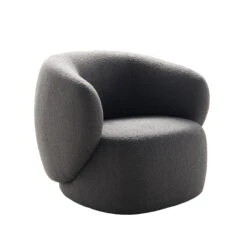 Swell Armchair - Maya Charcoal Boucle