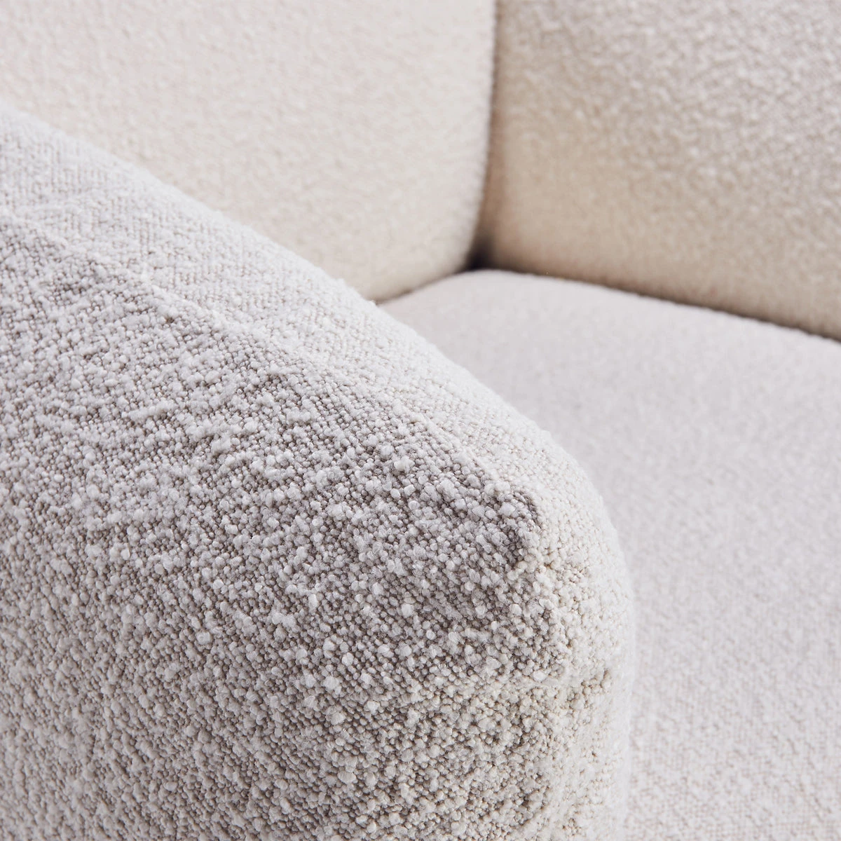 Tulip Lounge Chair - Maya Cream Boucle - Image 5